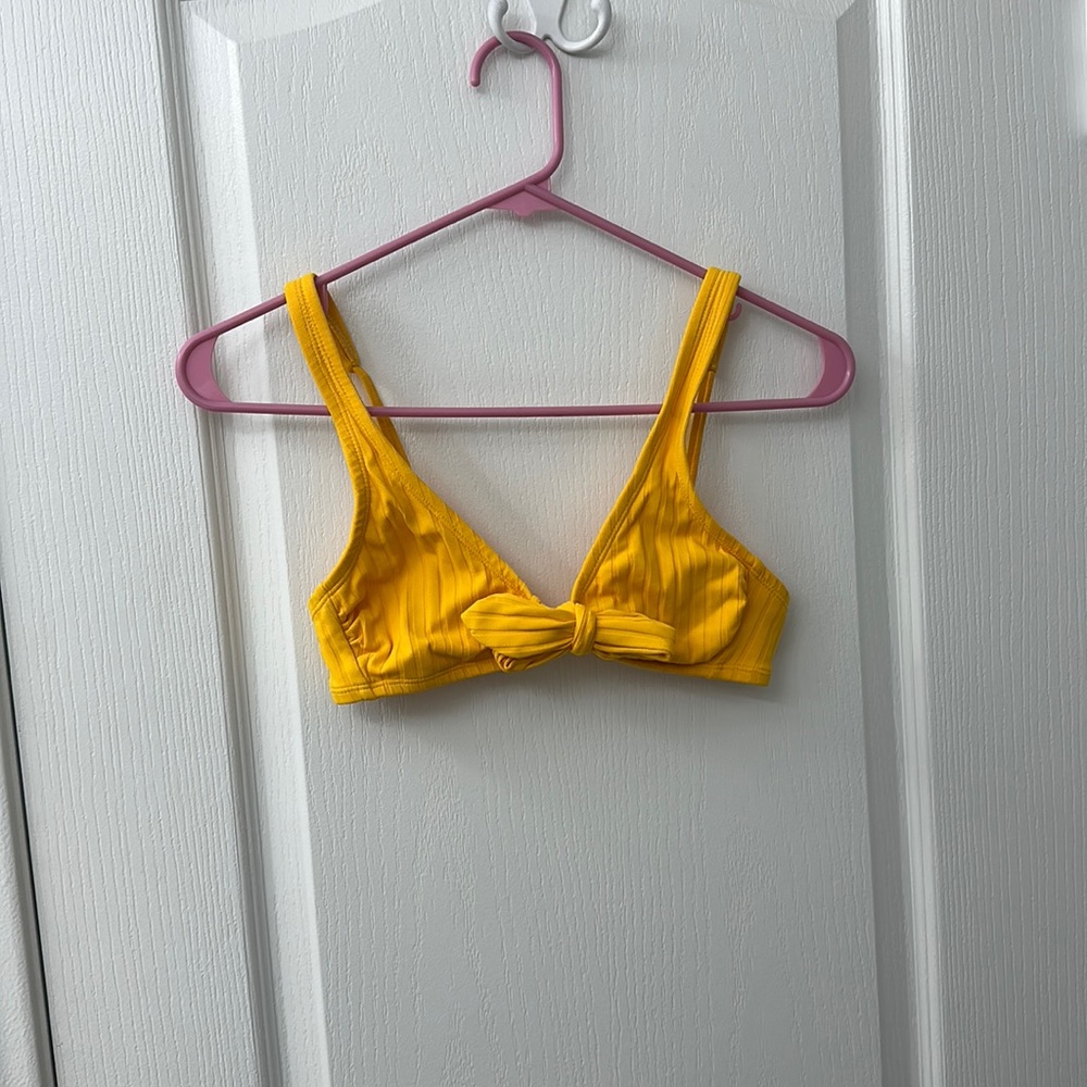 Yellow bikini top
